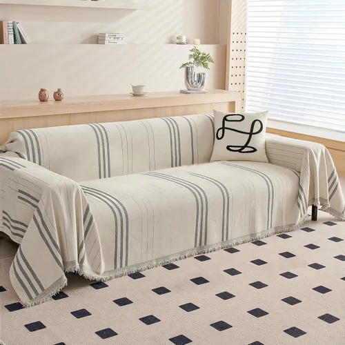 Vista 15 de DREAMINGO Funda de Sillón de Chenilla Fundas de Sofá Jacquard Lavables Protector de Muebles Funda de Sofá Reclinable 1 Cojín Funda de Silla