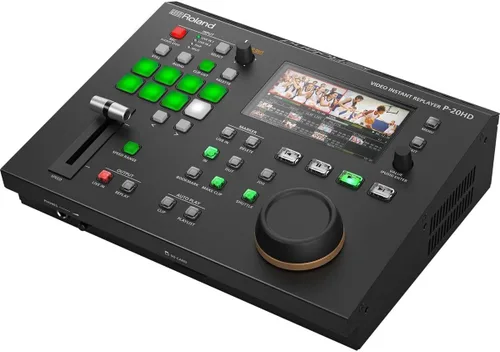 Vista 5 de Roland P-20HD - Reproductor de video instantáneo en cámara lenta, color negro