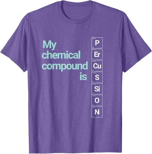 Vista 9 de Percussion Band Geek My Chemical Compound T-Shirt
