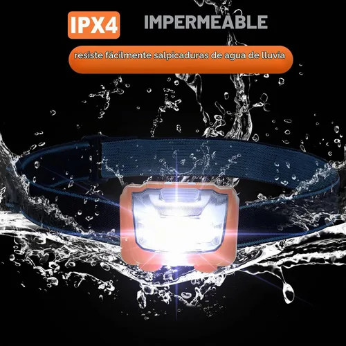 Vista 4 de Macarrie Paquete de 18 unidades de linternas LED para la cabeza IPX4 impermeables con 3 modos, linternas brillantes para la cabeza, accesorios