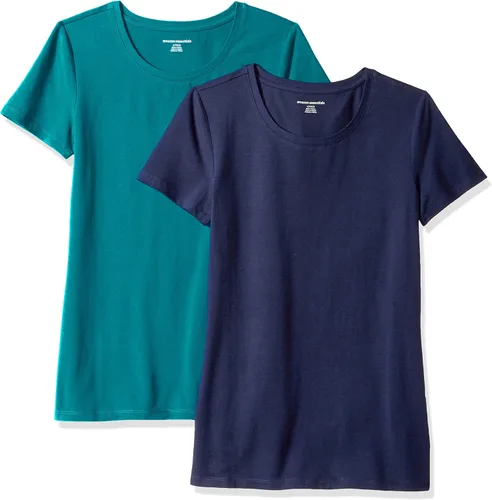 Vista 166 de Amazon Essentials Women's Regular-Fit Short-Sleeve Crewneck T-Shirt