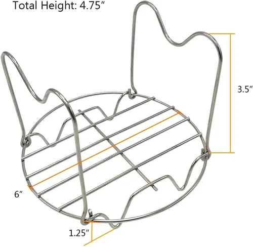 Vista 2 de Instant Pot Duo Mini/Lux Mini/Ultra - Salvamanteles con asas para ollas a presión de 3/5 cuartos de galón