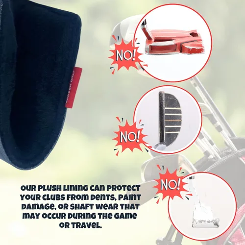 Vista 7 de Divertidas fundas para palos de golf para putter, I Like BIG PUTTS and I Cannot Lie, divertida cubierta de golf para putters, regalos de golf
