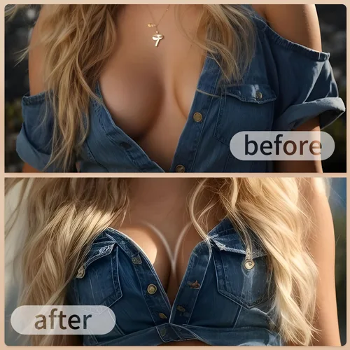 Vista 3 de Sujetadores adhesivos, reutilizables en forma de U profunda, brasier invisible para mujer, sin tirantes, sin espalda, adhesivo