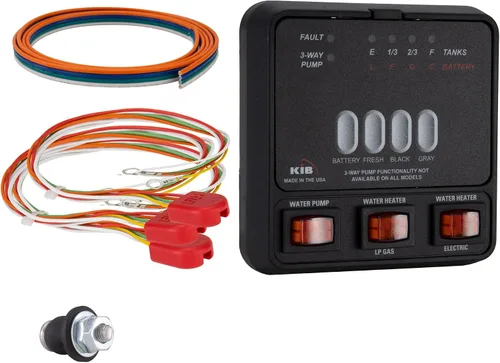 Vista 6 de Panel de monitor de sensor de tanque RV M23 Reemplazo KIB Incluye kit de arnés de cables Sensor de nivel de agua dulce o tanque de retención