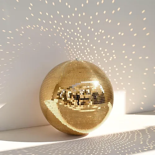 Vista 39 de Yescom Juego de 8 bolas de discoteca de 7/12/16/20/24 pulgadas, bolas de espejo surtidas, decoración de vidrio para colgar para fiestas de los años