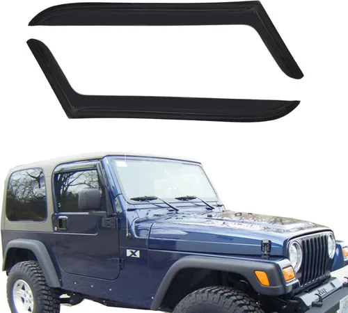 Vista 16 de Parasol para ventana exterior, protectores de lluvia compatibles con Toyota 4Runner 2025-2026, deflector de ventilación de viento, humo, 4 piezas