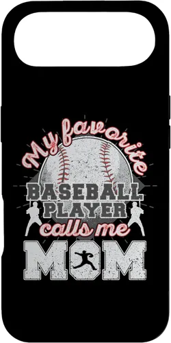 Vista 27 de Baseball Mom My Favorite Baseball Player Calls Me Mom Case for iPhone 17