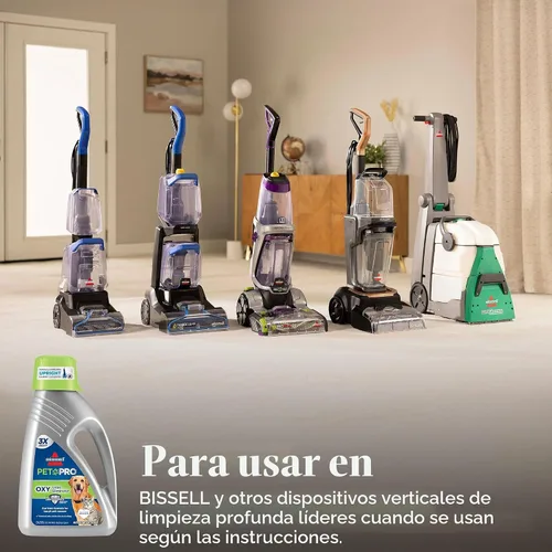 Vista 6 de Bissell 1990 Pro Pet Fórmula Eliminador de Orina de Mascotas Limpiador Profundo Vertical