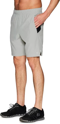 Vista 4 de RBX Active - Pantalones cortos de baloncesto para hombre, 9 pulgadas, elásticos, con bolsillos