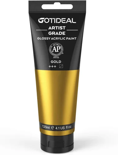 Vista 23 de GOTIDEAL - Pintura acrílica iridiscente, rojo camaleón, de 4.1 oz, no tóxicas, no se decoloran; ricos pigmentos para artistas adultos y niños