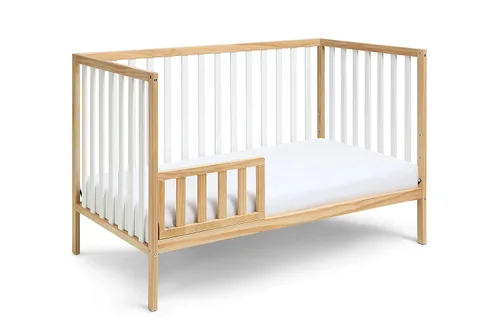 Vista 5 de Baby Cache Deux Remi Island Cuna convertible 3 en 1 (Do Re Me) Natural y Blanco