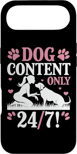 Vista 27 de Dog Content Only 24 7 Dog Mom Puppy Lover Hearts Case for iPhone 17
