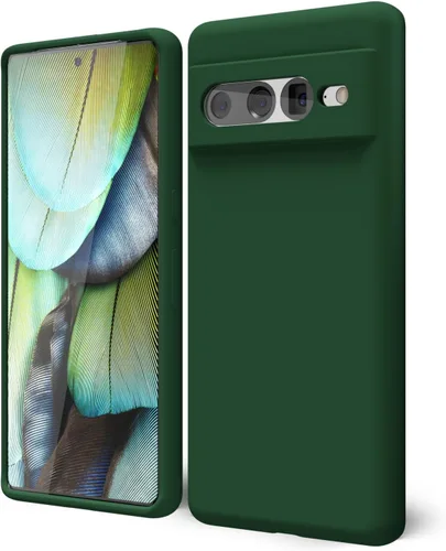 Vista 135 de oakxco para Google Pixel 6A Funda de teléfono de silicona líquida, diseño estético lindo y delgado para mujer y niña, cubierta de gel suave, lisa