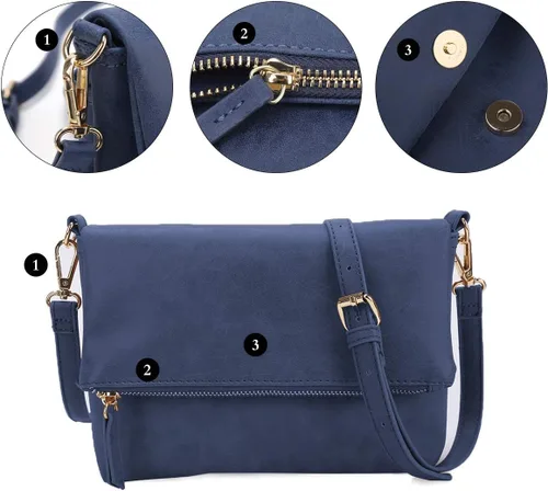 Vista 5 de Gladdon Bolsos cruzados para mujer, bolso cruzado de hombro