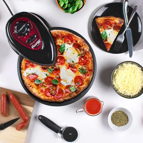 Vista 4 de Presto 03430 Pizzazz Plus - Horno giratorio, color negro