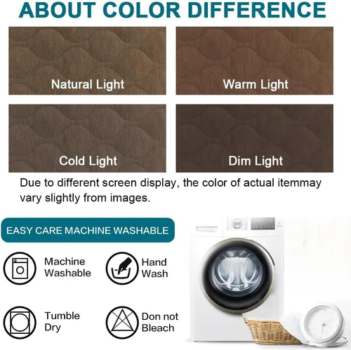 Vista 8 de Turquoize Funda para Sofá para Perros Lavable Antideslizante Fundas Protectoras para Sofá de 2-3 Cojines Apto para Mascotas Chenille Acolchado