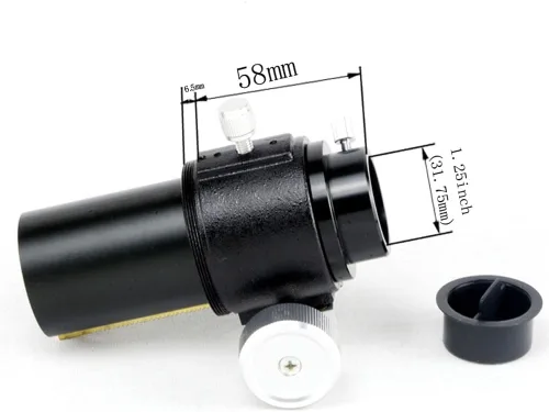 Vista 6 de Enfoque de telescopio de 1,25 pulgadas para telescopio astronómico refractor - con rosca hembra M42 - Fundición totalmente metálica