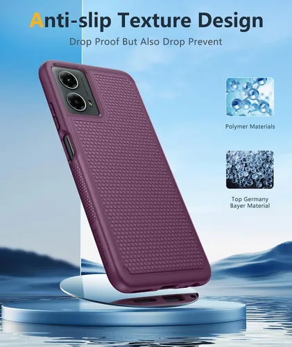 Vista 663 de FNTCASE Funda para iPhone 17 Pro: Fundas delgadas translúcidas de color azul claro compatibles con MagSafe, protección completa de la cámara
