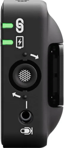 Vista 9 de RØDE Sistema de Micrófono Inalámbrico ME Dual Set Ultra Compacto con Micrófonos Integrados, Tecnología GainAssist y Alcance de 100m para Filmación
