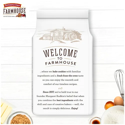 Vista 5 de Pepperidge Farm Galletas Farmhouse Thin & Crispy Butter Crisp, bolsa de 6.9 oz