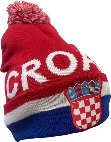 Vista 18 de COUVER Gorro con pompón de equipo de fútbol