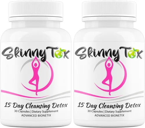 Vista 7 de Skinnytox - Desintoxicación de limpieza de colon de 15 días, apoya movimientos intestinales saludables elimina toxinas, aumenta la energía. Control