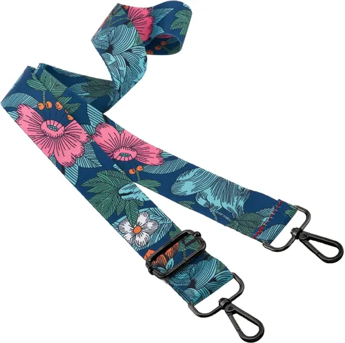 Vista 30 de ZOOEASS Hebillas de níquel Correa ancha para el hombro ajustable de repuesto para cinturón de pistola, hebilla de guitarra estilo bandolera