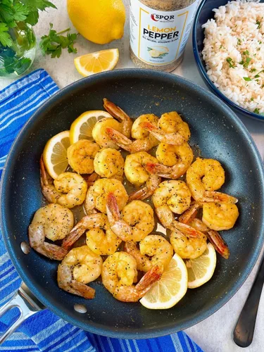 Vista 3 de All Natural Lemon Pepper Seasoning XL - Tarro de 11 onzas, sin ácido cítrico ni colorante artificial SPQR Seasonings