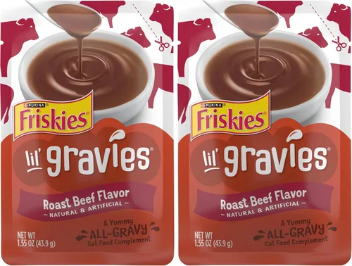 Vista 10 de Purina Friskies Lil' Gravies - (16) bolsas de 1.55 onzas