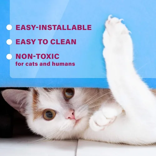 Vista 7 de Protector de muebles antiarañazos para gatos, protector de arañazos de sofá contra gatos, protección de muebles contra arañazos de gatos (10XL)