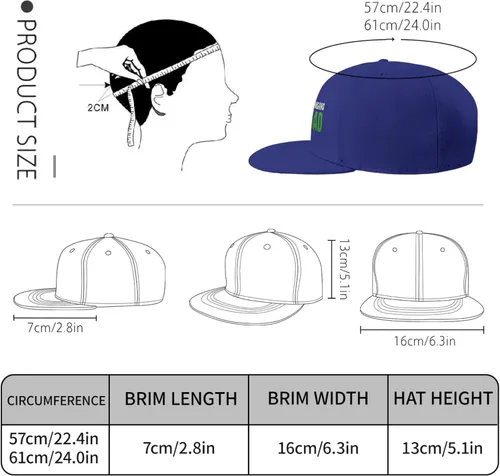 Vista 3 de Baseball Hats Ash-Wednesday Beach Baseball Hats for Women Summer Hat Light Weight shenaniganss Squad Sun Hats