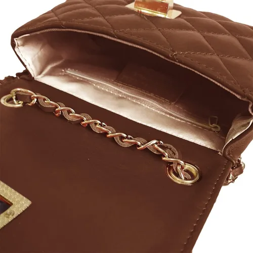 Vista 4 de Bolso de hombro Cleo de cuero genuino italiano hecho a mano para mujeresniñas, bolso de mano, bolso de mano, con hermosa correa de hombro