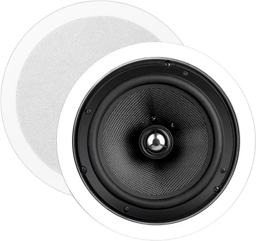 Vista 10 de OSD Audio ACE500 bocinas para techo, de 5.25 pulgadas, 75 W, la rejilla se pude pintar, de color blanco, 1 par ICE520 Regular