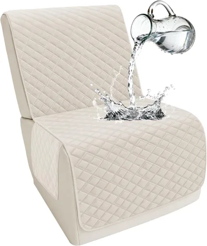 Vista 80 de Arfntevss Fundas para sofá seccional reclinable para sofá seccional en forma de L, funda antideslizante lavable para sofá reclinable con forma de L