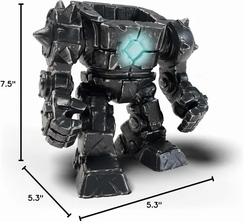 Vista 6 de Schleich Eldrador - Robot monstruo de juguete de 3 piezas para niños y niñas a partir de 7 años, mini criaturas Eldrador Shadow Ice Robot, multicolor