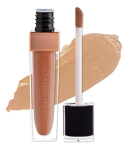Vista 11 de NATASHA MOOR: Liquid Magic Corrector – Máxima cobertura para ojeras – Larga duración, resistente al agua, vitamina E, libre de crueldad – Adecuado