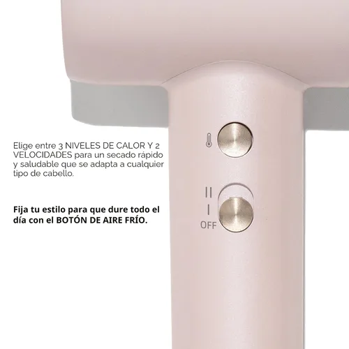 Vista 6 de T3 LuxeDry Set de Secador de Pelo de Alto Rendimiento con Concentrador de Secado, Concentrador de Estilo y Accesorios Difusores Secado