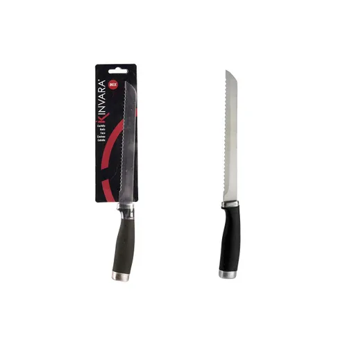 Vista 4 de Cuchillo de Sierra Kinvara Acero Inoxidable Plástico 20 cm (12 Unidades)