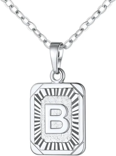 Vista 19 de U7 Initial Necklaces for Women a. Oro