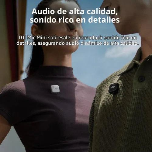 Vista 3 de DJI Mic Mini (1 TX + 1 Mobile RX), micrófono inalámbrico para smartphone