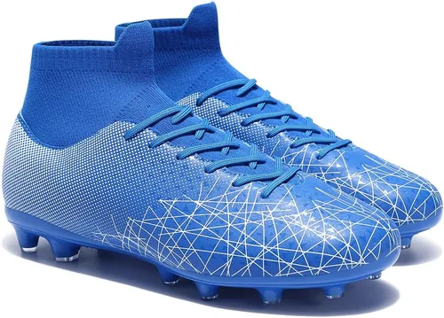 Vista 6 de Tacos de fútbol profesionales para hombre, zapatos de entrenamiento con picos altos, transpirables, atléticos, botas de fútbol para exteriores e