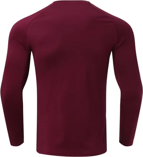 Vista 91 de Camisas de compresión atléticas de manga larga para hombre, capa base, camisa de entrenamiento atlético, camisas de compresión, camisetas deportivas