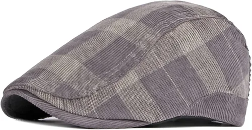 Vista 2 de Aivtalk Boina de Newsboy para hombre, gorra ajustable de cabbie para conducir, gorra plana de hiedra