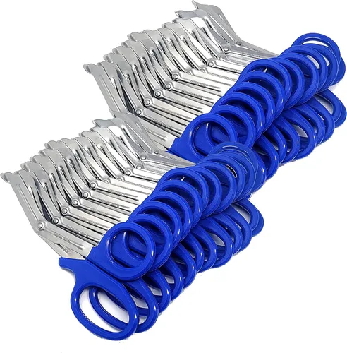Vista 7 de Juego de 24 tijeras paramédicas EMT de 7.25 pulgadas, hechas de acero inoxidable de alta calidad, regalo ideal para EMT, enfermeras, médicos