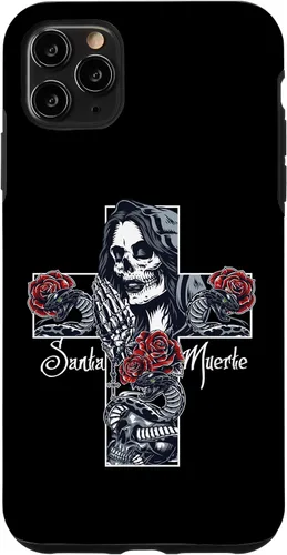 Vista 13 de Funda con diseño de calavera de Santa Muerte para iPhone 17