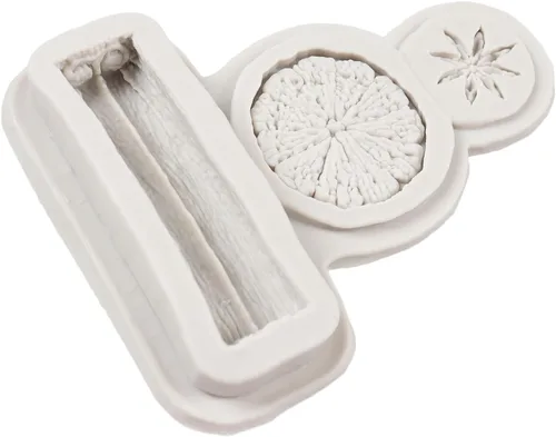 Vista 7 de Molde de silicona para especias de invierno, rebanada de limón, anís estrellado, mandarina, cáscara de fondant, moldes para decoración de tartas