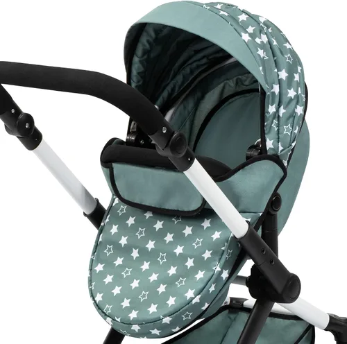 Vista 6 de Bayer Cochecito de muñeca Xeo - Cochecito de muñeca convertible 2 en 1
