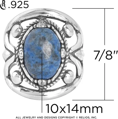 Vista 2 de American West - Anillo de plata de ley para mujer, con diseño inspirado en la tobilla, tallas 5 a 10