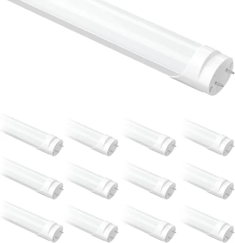 Vista 14 de Bombillas fluorescentes de 48 pulgadas, bombillas LED T8 de 4 pies tipo A+B, 24W 3200LM 3000K blanco cálido, F32T8 o F40T12 LED de 4 pies